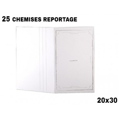 25 CHEMISES REPORTAGE...