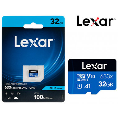 Lexar micro SDHC 32Go 633X...