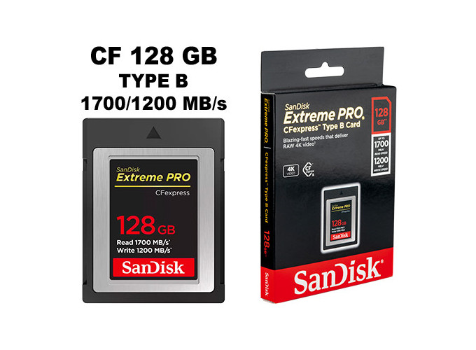 SanDisk Extreme Pro CFexpress Type B de 128 Go - Lecteurs et cartes  mémoires