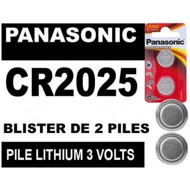PILE PANASONIC CR2025 3V...