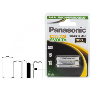 Panasonic 2 ACCUS LR03 750...