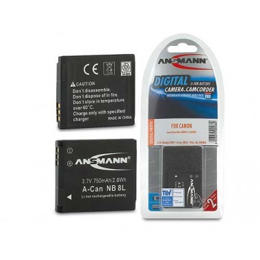 ANSMANN CANON NB8L Batterie...