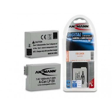 ANSMANN CANON LPE8 Batterie...