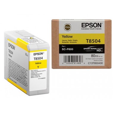 ENCRE EPSON JAUNE T8504...