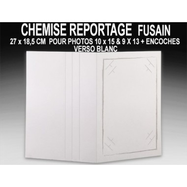 CHEMISE REPORTAGE FUSAIN...