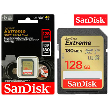 SanDisk SDXC Extreme 128Go...